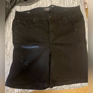 NWOT Torrid black long shorts